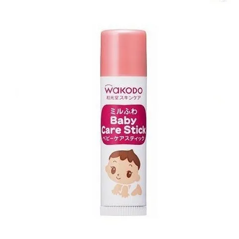 Son Dưỡng Ẩm Môi Trẻ Em Wakodo Nhật Bản - Tinh Dầu Hạt Bơ, An Toàn, Giúp Mềm Môi, Không Kích Ứng, Dành Cho Bé Yêu
