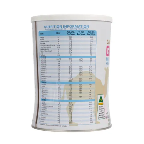 Sữa Bột Hỗ Trợ Tăng Chiều Cao Royal Ausnz Camel Grow Up Milk Powder 900g - Dinh Dưỡng Tối Ưu Cho Trẻ Từ 3-14 Tuổi