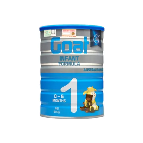 Sữa Dê Royal Ausnz Goat Infant Formula 1 - Dinh Dưỡng Toàn Diện Cho Trẻ 0-6 Tháng, Hộp 800g, Hỗ Trợ Hệ Tiêu Hóa Khỏe Mạnh