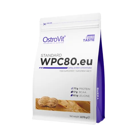 Sữa Tăng Cơ Ostrovit Standard WPC80 - Whey Protein Concentrate Hương Vị Ngon, Bổ Sung Protein Tăng Cường Khối Cơ Bắp