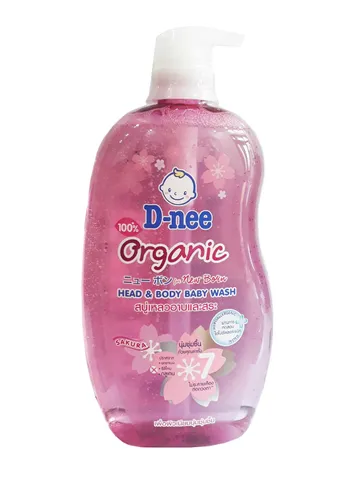 Sữa tắm gội toàn thân Dnee dịu nhẹ cho bé 800ml - Chiết xuất thiên nhiên, không Paraben, an toàn và thơm mát