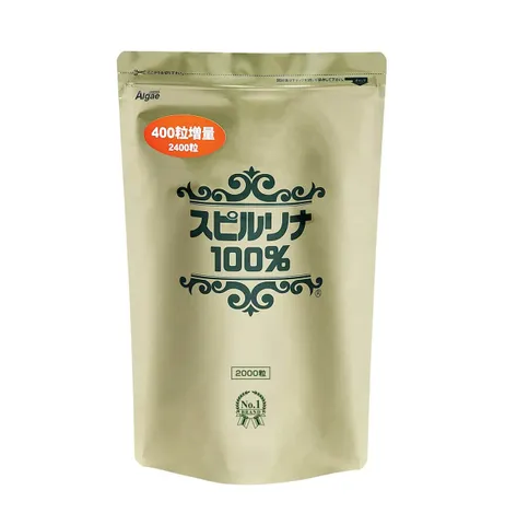 Tảo Xoắn Spirulina Nhật Bản Dạng Túi 2400 Viên - Thực Phẩm Chức Năng Bổ Sung Dinh Dưỡng Cho Sức Khỏe Tối Ưu