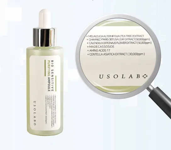 Tinh chất Usolab Purifying Ampoule 50ml - Giảm dầu mụn, cấp nước, làm sáng và trẻ hóa da, mỹ phẩm chăm sóc da Hàn Quốc chính hãng