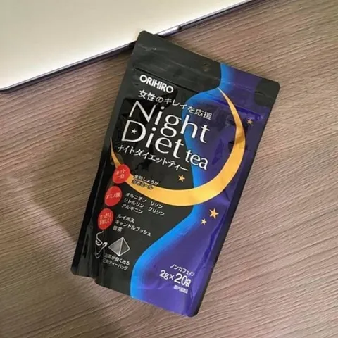 Trà Giảm Cân Ban Đêm Orihiro Night Diet Tea Nhật Bản - Hỗ Trợ Thải Độc, Cải Thiện Giấc Ngủ - 20 Gói Gọn Nhẹ, Dễ Dàng Sử Dụng