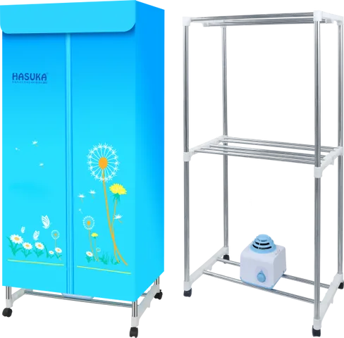 Tủ Sấy Quần Áo HASUKA HSK-115 - Công Nghệ PTC Đa Chức Năng Tiết Kiệm Điện, Thiết Kế Di Động, Bảo Vệ Quần Áo Tối Ưu