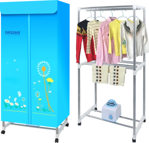 Tủ Sấy Quần Áo HASUKA HSK-115 - Công Nghệ PTC Đa Chức Năng Tiết Kiệm Điện, Thiết Kế Di Động, Bảo Vệ Quần Áo Tối Ưu