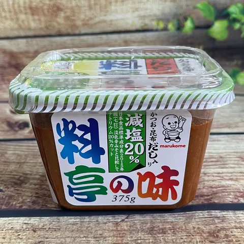 Tương Miso Dashi Marukome Giảm Muối 375g - Hương Vị Thơm Ngon, Đậm Đặc Thích Hợp Cho Người Ăn Nhạt