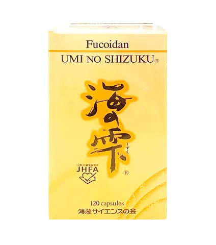 Viên uống Fucoidan Umi No Shizuku 310mg Nhật Bản - Hỗ trợ sức khỏe, tăng cường miễn dịch với tinh chất từ tảo biển và nấm Agaricus