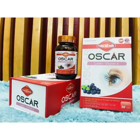 Viên uống Oscar Vạn Tam cải thiện thị lực - Hỗ trợ bảo vệ mắt khỏi ánh sáng xanh và mỏi mắt - Bổ sung Lutein, Zeaxanthin, Blueberry 30 viên