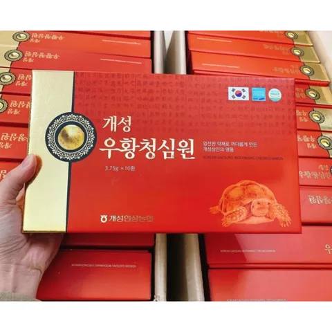 An cung ngưu hoàng hoàn Nonghyup Hàn Quốc - Bồi bổ sức khỏe, hỗ trợ tim mạch, tăng cường sức đề kháng, chiết xuất thảo dược tự nhiên