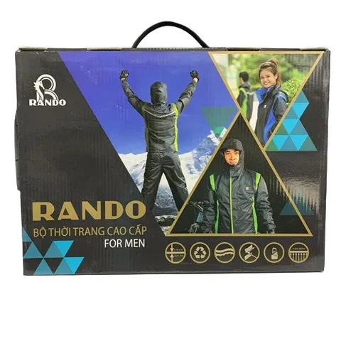 Áo Mưa Bộ Phản Quang Rando For Men ASNM-38 - Chống Thấm, Giữ Ấm, Thiết Kế Trẻ Trung, Dành Cho Mọi Thời Tiết Khắc Nghiệt