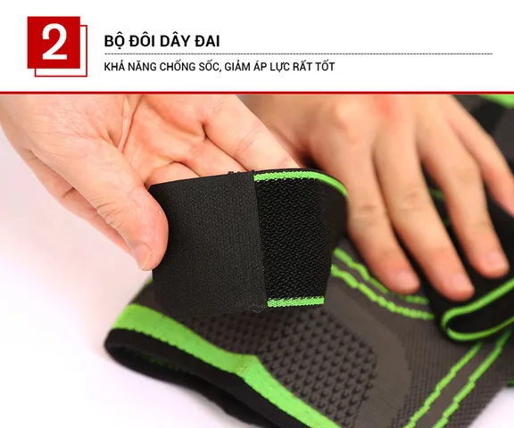 Băng Cuốn Hỗ Trợ Bảo Vệ Đầu Gối Aolikes 7720 - Giảm Chấn Thương Khi Tập GYM, Co Giãn Tốt, Thoáng Khí, Dành Cho Thể Thao Nặng