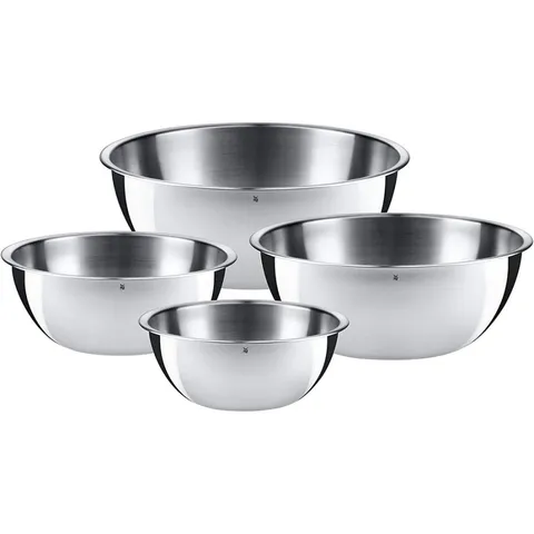 Bộ Âu Trộn WMF 4 Món Cao Cấp - Thép Không Gỉ, Nhiều Kích Cỡ, Dụng Cụ Nhà Bếp Đáng Tin Cậy, Dễ Dàng Vệ Sinh