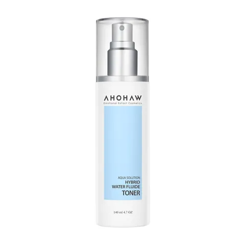 Bộ Dưỡng Ẩm Chuyên Sâu Ahohaw Aqua Solution - Cấp Nước Giữ Ẩm Cho Da, Gel Rửa Mặt, Nước Hoa Hồng, Tinh Chất & Kem Dưỡng Ẩm