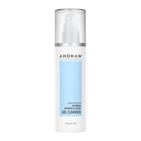 Bộ Dưỡng Ẩm Chuyên Sâu Ahohaw Aqua Solution - Cấp Nước Giữ Ẩm Cho Da, Gel Rửa Mặt, Nước Hoa Hồng, Tinh Chất & Kem Dưỡng Ẩm