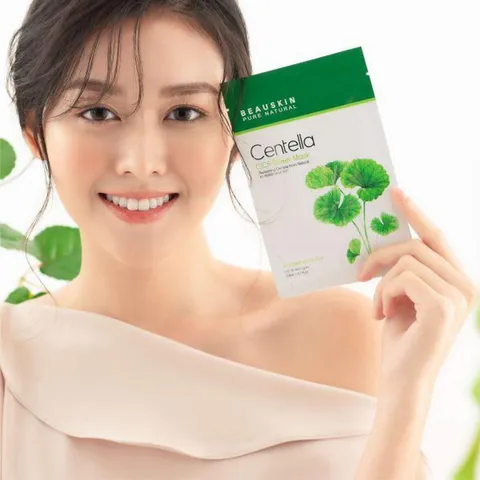 Combo 2 Mặt Nạ Beauskin Cica Centella Sheet Mask - Dưỡng Ẩm, Làm Dịu Da Mụn, Chiết Xuất Từ Thiên Nhiên, Phù Hợp Cho Mọi Loại Da
