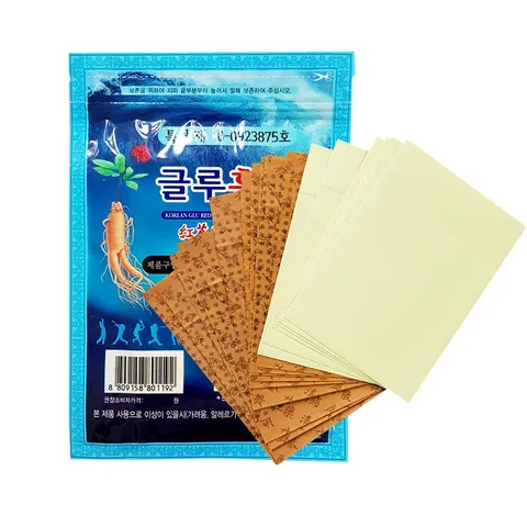 Combo 4 Túi Cao Dán Hồng Sâm Korean Glu Red Ginseng - Giảm Đau Nhức Xương Khớp, Hỗ Trợ Vận Động, Dành Cho Người Lớn Và Trẻ Em Từ 12 Tuổi