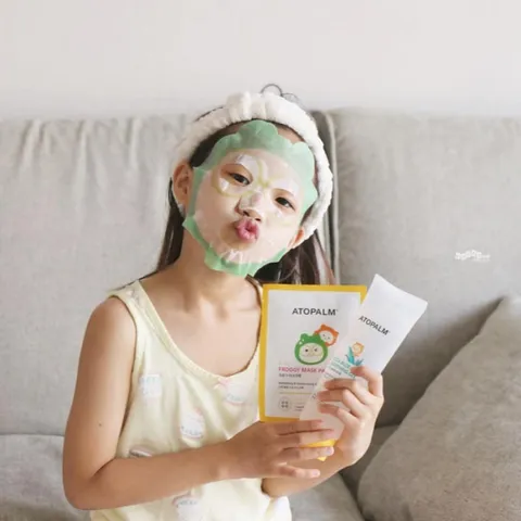 Combo 5 Miếng Mặt Nạ Cấp Ẩm Cho Bé Atopalm Froggy Mask Pack - Mặt Nạ Giấy Dành Cho Làn Da Nhạy Cảm Của Trẻ Em