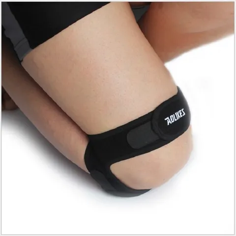 Đai bảo vệ đầu gối Aolikes AL 7929 - Đệm hơi silicone thoáng khí cho tập gym, đạp xe, cầu lông, nhảy dây, bảo vệ dây chằng gối