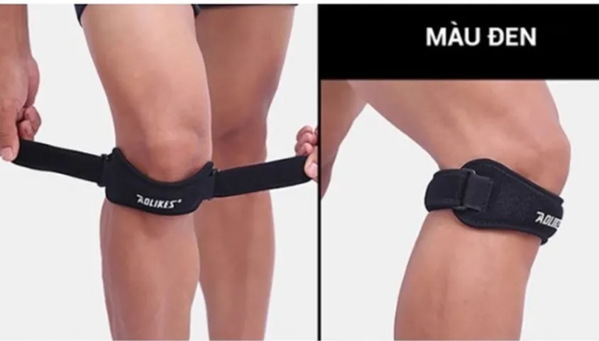Đai Hỗ Trợ Bảo Vệ Đầu Gối Aolikes AL 7919 - Thiết Bị Tập Gym Chất Lượng Cao, Siêu Thoáng Khí, Đệm Silicone êm ái