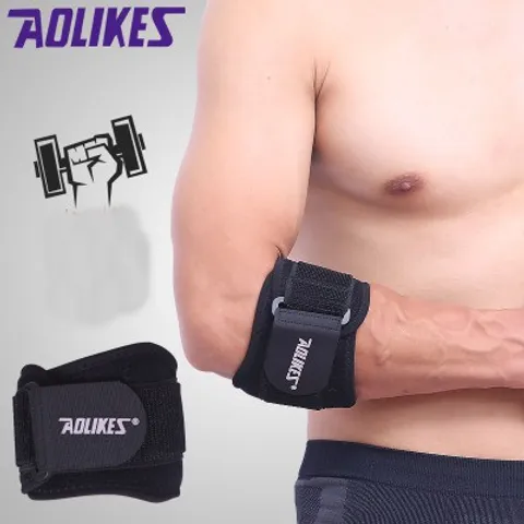 Đai Hỗ Trợ Bảo Vệ Khuỷu Tay Aolikes AL7947 - Phụ Kiện Tập Gym Chống Sốc, Khóa Tự Điều Chỉnh, Thiết Kế Thoải Mái