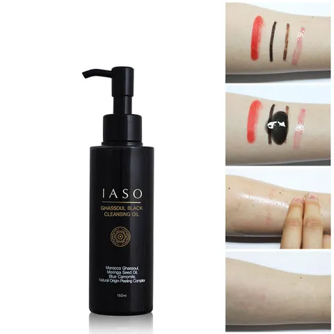 Dầu Tẩy Trang Bùn Khoáng Đen IASO Ghassoul - Làm Sạch Da Ngay Lập Tức, Se Khít Lỗ Chân Lông, Dành Cho Mọi Loại Da 150ml