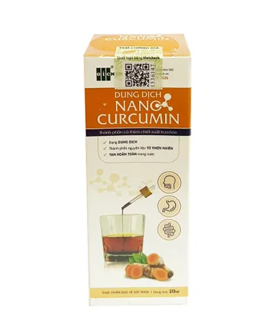 Dung dịch tinh chất nghệ OIC New Liquid Nano Curcumin 50ml - Hỗ trợ tiêu hóa và làm đẹp da hiệu quả cho sức khỏe