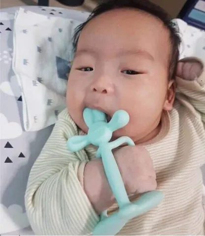 Gặm Nướu Silicone Bunny Banana Mamastem Hàn Quốc - An Toàn, Siêu Mềm, Thiết Kế Dễ Thương Cho Bé, Hỗ Trợ Giảm Đau Răng