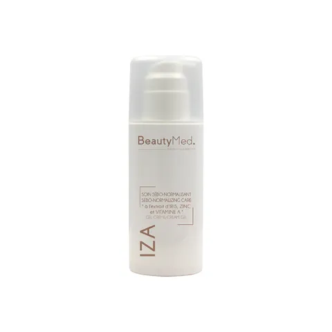Gel Trị Mụn BeautyMed IZA Soin Sebo - Giảm Mụn Viêm, Điều Tiết Bã Nhờn, Dưỡng Ẩm Da, 50ml