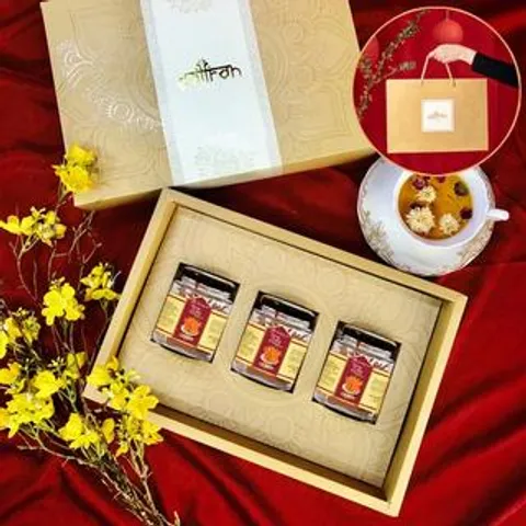 Hộp Quà Tết Đông Trùng Hạ Thảo Mộc Hương Sơn - Quà Tết Cao Cấp Bổ Dưỡng Sức Khỏe, Lành Mạnh Cho Người Thân