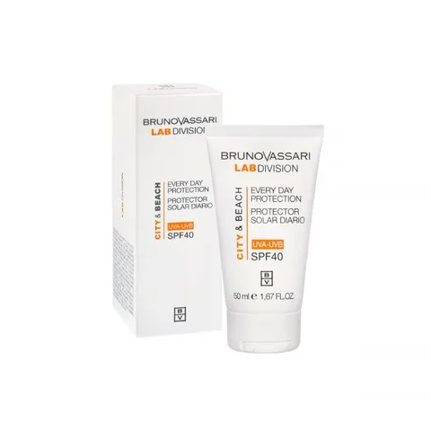 Kem Chống Nắng Bruno Vassari City&Beach SPF40 - Bảo Vệ Da Hàng Ngày, Giữ Ẩm, Ngừa Lão Hóa, Chất Lỏng Nhẹ Thẩm Thấu Tốt