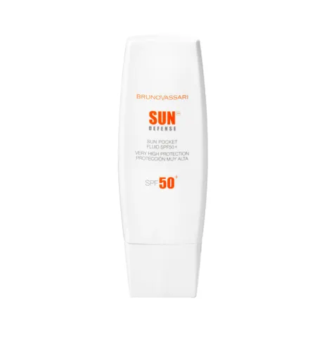 Kem Chống Nắng Bruno Vassari Sun Defense Pocket Fluid SPF50 - Chống Tia UV, Dưỡng Da Nhẹ Mượt, Không Bóng Nhờn - 50ml