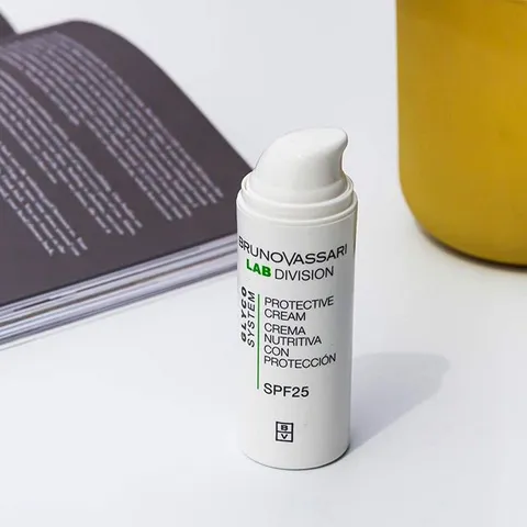 Kem Dưỡng Da Ban Ngày Bruno Vassari Glyco System Protective Cream SPF25 - Bảo Vệ Da, Cấp Ẩm, Phù Hợp Da Dầu