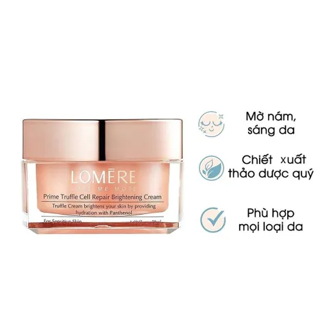 Kem Dưỡng Lomere Prime Truffle Cell Repair - Kem Dưỡng Trắng Da Phục Hồi, Chiết Xuất Nấm Cục Truffle, Dành Cho Tất Cả Các Loại Da