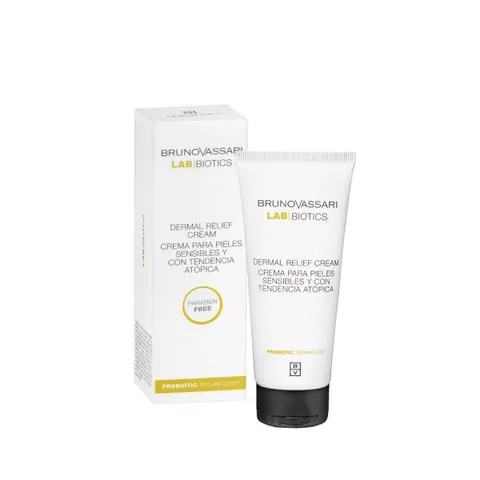 Kem Dưỡng Phục Hồi Da Nhạy Cảm Bruno Vassari Lab Biotics Dermal Relief Cream - Giảm Kích Ứng, Bảo Vệ Và Phục Hồi Da 100ml