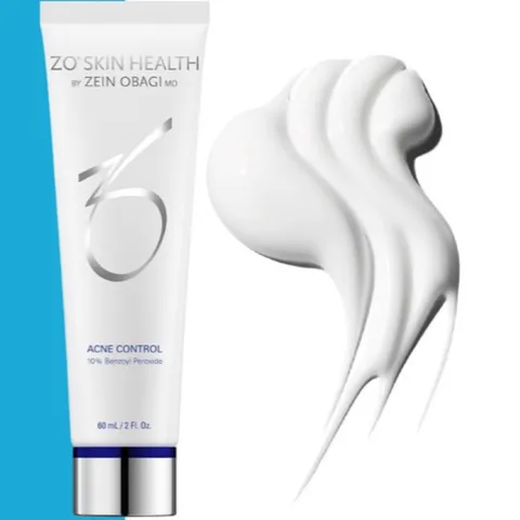 Kem Trị Mụn Zo Skin Health Acne Control - Giảm Mụn, Chống Viêm, Phục Hồi Da, Glycerin & Chiết Xuất Trà Xanh - 60ml