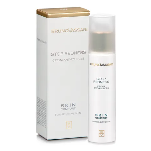 Kem Giảm Kích Ứng Bruno Vassari Skin Comfort Stop Redness 50ml - Làm Dịu Da Mẩn Đỏ, Chống Viêm, Dưỡng Ẩm Tối Ưu