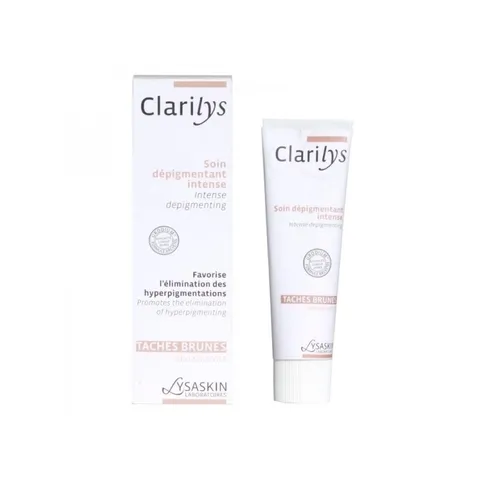 Kem Dưỡng Ẩm Giảm Nám Clarilys Soin Dépigmentant Intense 40ml - Làm Mờ Đốm Nâu, Dưỡng Sáng Da, Thẩm Thấu Nhanh, Trong Suốt, Phù Hợp Với Mọi Loại Da