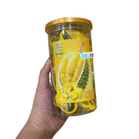Kẹo Dẻo Sầu Riêng Thái Lan - Hương Vị Tự Nhiên, Mềm Mịn, Thơm Ngon Tương Tự Sầu Riêng Tươi, Snack Ngọt Ngào Cho Tín Đồ Sầu Riêng