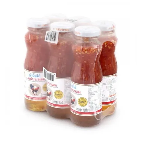 Lốc 6 Chai Sốt Ớt Chua Ngọt Maepranom Thái Lan 260g - Thơm Ngon, Tự Nhiên, Không Chất Bảo Quản, Gia Vị Chấm Đặc Biệt