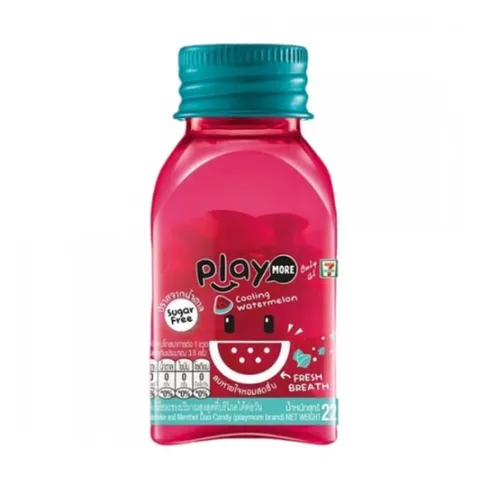 Lốc 6 Hũ Kẹo Vị Dưa Dấu Playmore - Kẹo Ngậm Thơm Mát, Giảm Stress, Dễ Thương Dành Cho Mọi Lứa Tuổi