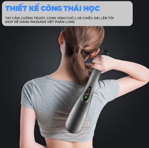 Máy Massage Cầm Tay Jiashi MMS01 Đa Năng 6 Đầu Thay Thế - Thiết Kế Ergonomic, Chất Liệu Cao Cấp, Hiệu Suất Mạnh Mẽ cho Tắm Nềm Thoải Mái