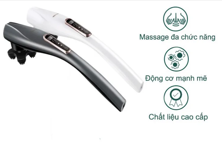 Máy Massage Cầm Tay Jiashi MMS01 Đa Năng 6 Đầu Thay Thế - Thiết Kế Ergonomic, Chất Liệu Cao Cấp, Hiệu Suất Mạnh Mẽ cho Tắm Nềm Thoải Mái