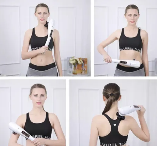 Máy Massage Cầm Tay Jiashi MMS01 Đa Năng 6 Đầu Thay Thế - Thiết Kế Ergonomic, Chất Liệu Cao Cấp, Hiệu Suất Mạnh Mẽ cho Tắm Nềm Thoải Mái