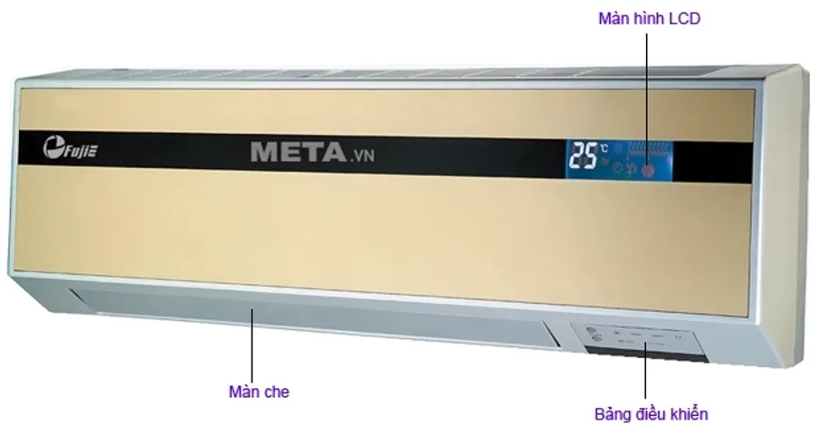 Máy Sưởi Điều Hòa Gốm Ceramic Fujie CH-2500 - Công Nghệ Nhanh Nóng, Tiết Kiệm Điện, Dễ Dàng Di ChuyểN