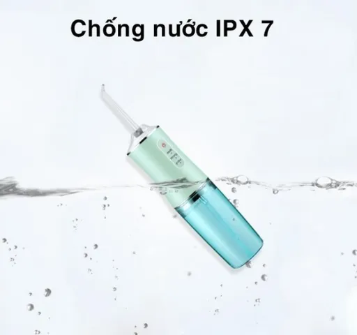 Máy Tăm Nước Cầm Tay Jiashi MTN01 - 3 Chế Độ, 4 Đầu Chuyên Dụng, Làm Sạch Hiệu Quả Cho Người Niềng Răng