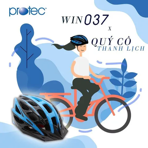 Mũ Bảo Hiểm Thể Thao Protec Win 037 Siêu Nhẹ - An Toàn, Thời Trang Cho Đạp Xe, Leo Núi, Trượt Ván, Patin, Nhảy Hip Hop
