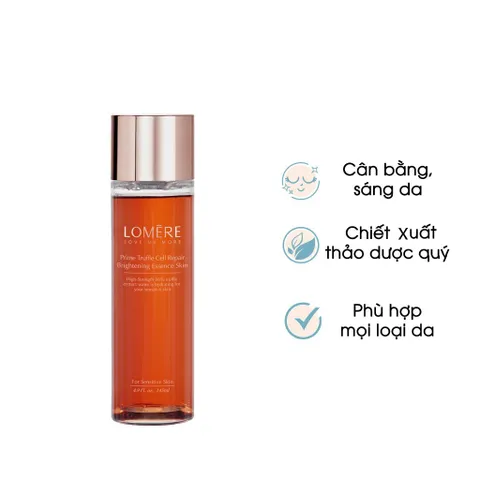 Nước Dưỡng Trắng Da Lomere Prime Truffle Cell Essence 145ml - Làm Sáng, Cấp Ẩm, Giảm Nếp Nhăn Cho Da Mọi Loại