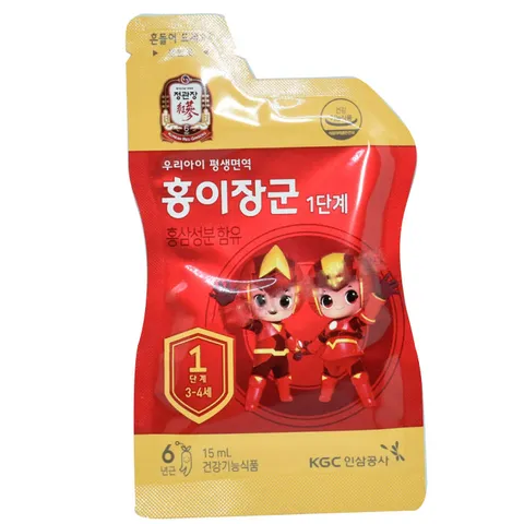 Nước Hồng Sâm Baby KGC Kid 1 - Bổ Sung Dinh Dưỡng Cho Trẻ Từ 3-4 Tuổi, Tăng Cường Sức Đề Kháng, Hỗ Trợ Tiêu Hóa