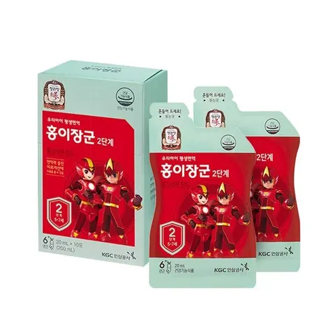Nước Hồng Sâm Baby KGC Kid 2 - Tăng Cường Sức Khỏe Cho Trẻ Từ 5-7 Tuổi, Hỗ Trợ Phát Triển Thể Chất & Trí Não, Hộp 30 Gói 20ml